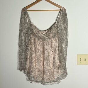 Free People Lace Mini Dress